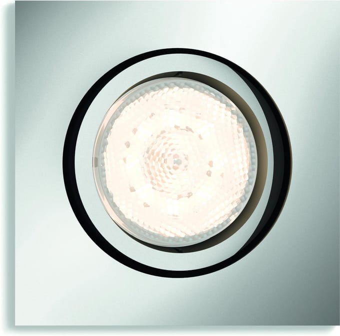 Philips Shellbark - Inbouwspot - 1 Lichtpunt - chroom - 1 x 500lm