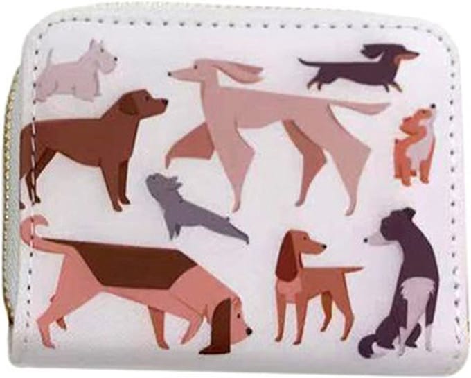 Portemonnee Barks Hond Rondrits - Small - 9x11x2cm