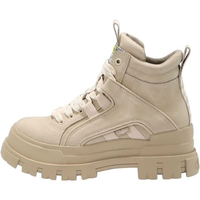 Buffalo Bikerlaars - Aspha NC Mid - EU36 tot EU41 - voor Vrouwen - beige