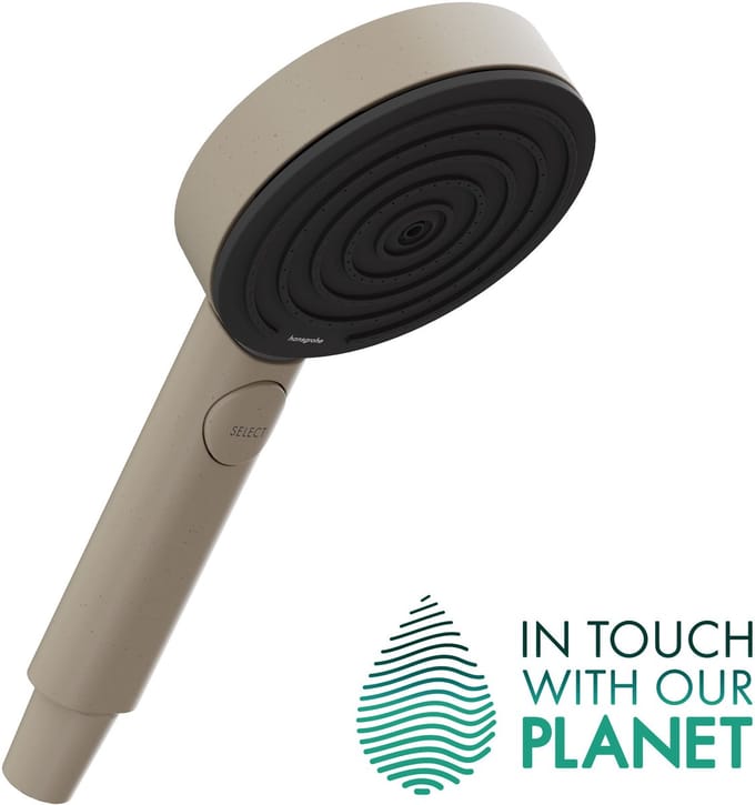 Hansgrohe Pulsify Planet Edition - Douchekop, 3jets, EcoSmart+, beige 26077210