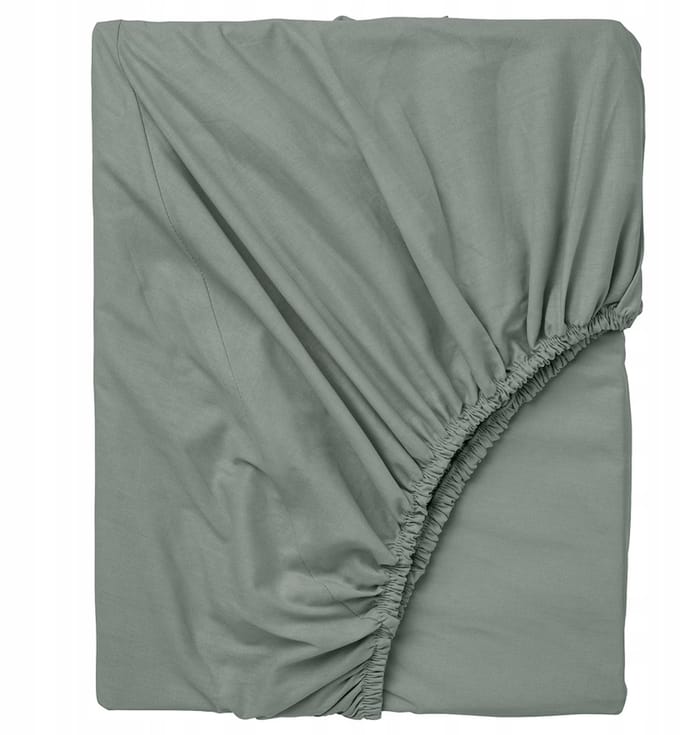 IKEA DVALA Hoeslaken met elastiek Groen 90x200 cm