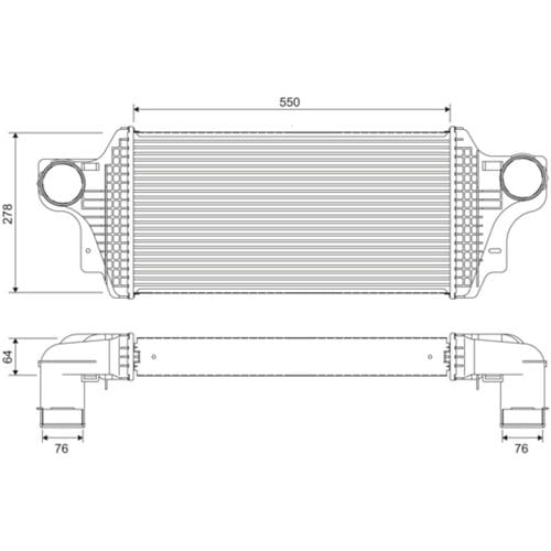 Intercooler VALEO 818377