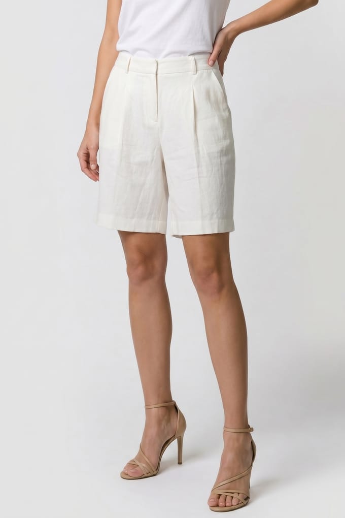 BA&SH Bermuda Kino Blanc Taglia: M | Pantaloncini Outlet | Donna