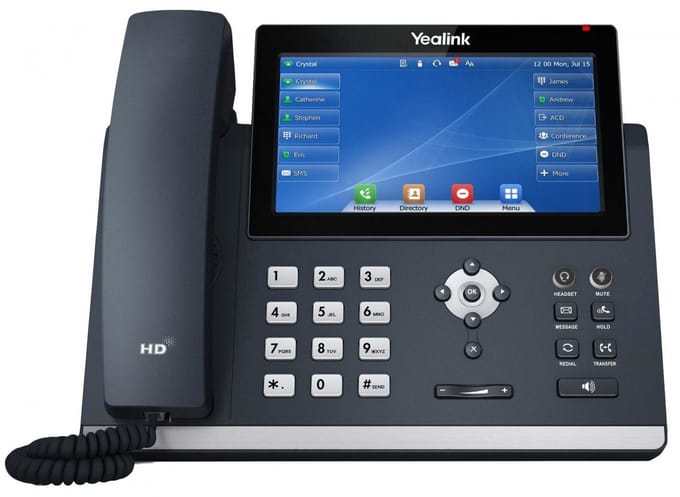 Yealink SIP-T48U - VoIP phone - 3-way call capability