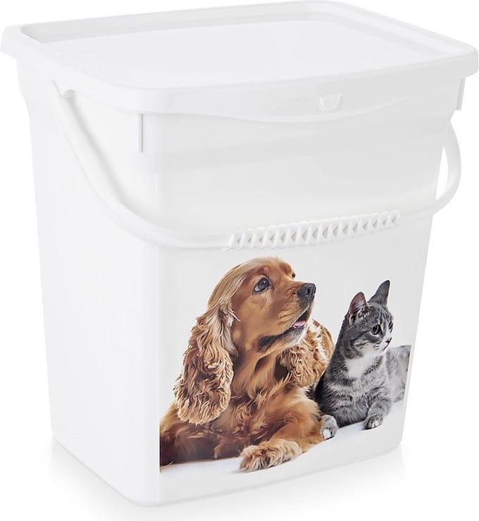 Voedselcontainer 6 l - Voercontainer - Hondenvoer - Voerton - Opslagcontainer