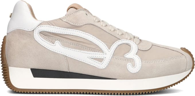 Fred De La Bretoniere Yentl Sign Sneakers - Suède - Dames - Beige - Maat 37