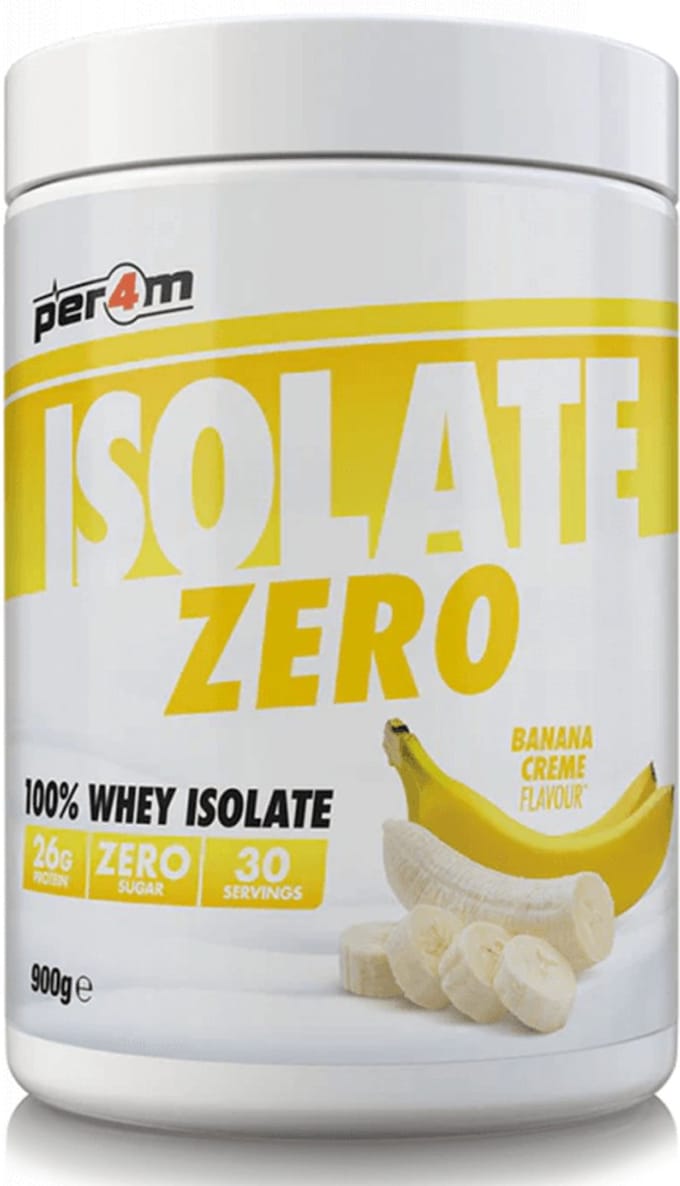 Per4m Whey Isolate Zero (900g) Banana Creme - Eiwitten - Wei-eiwit isolaat