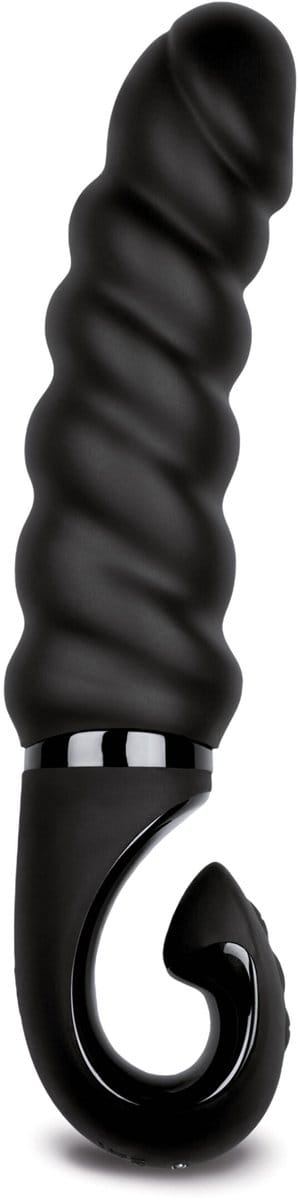 G-Vibe - Gjack2 - Geribbelde Bioskin Vibrator - Zwart