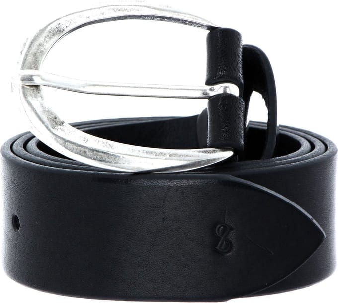 SADDLER Leren Riem Karlstad Belt W80 Black Zwart