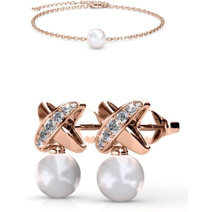 Chris Pearl Kristallen set en doos - Kristal