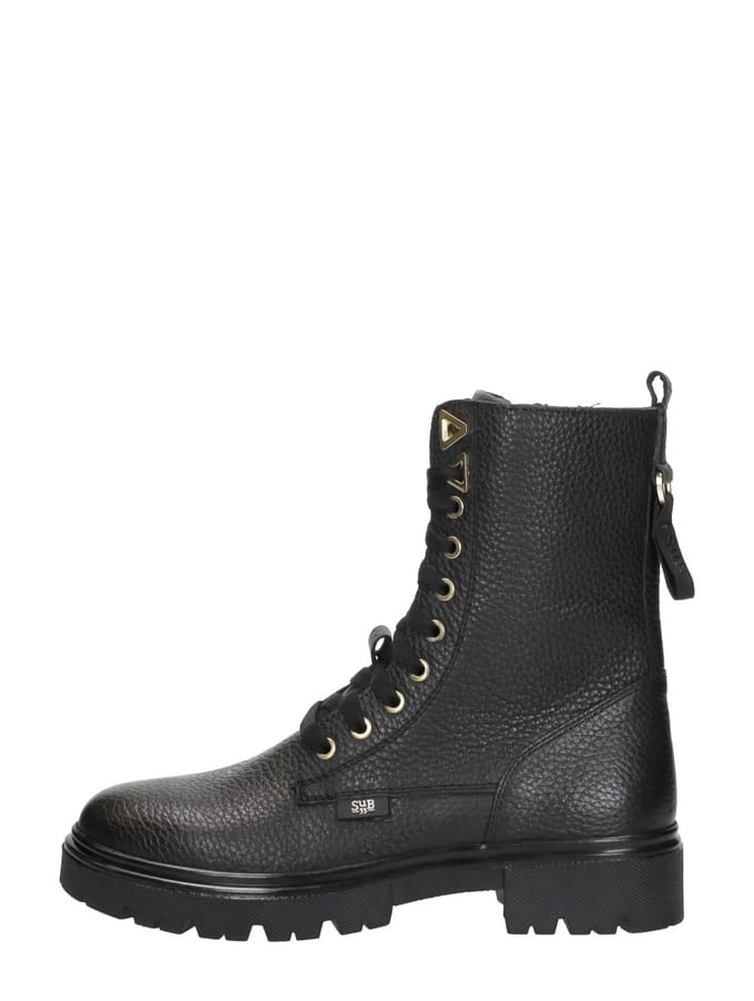 SUB55 Veterschoen hoog Veterschoen hoog - Zwart - Maat 38