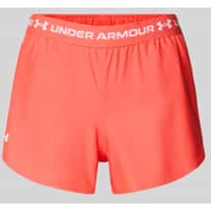 Under Armour Tech Play Up Shorts Dames-rood, wit