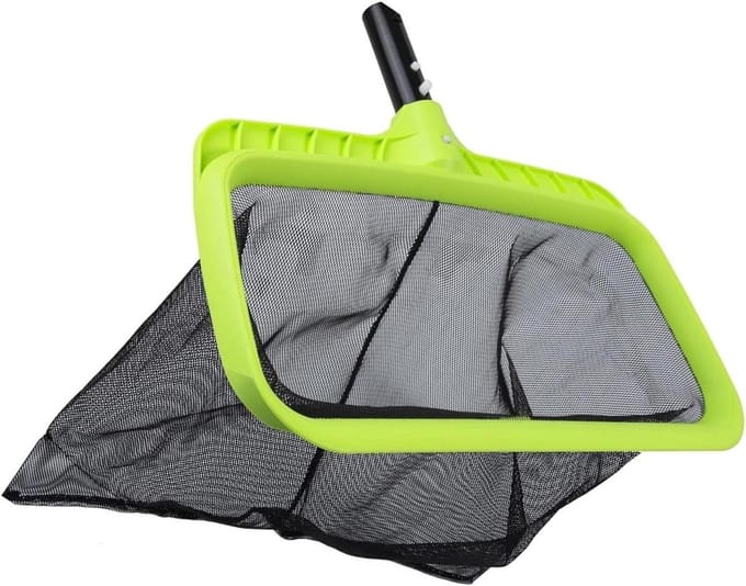Zwembad Skimmer Net - Pool Schepnet - Zwembad Onderhoud - Versterkt Frame - 43 x 27 cm - Meerkleurig