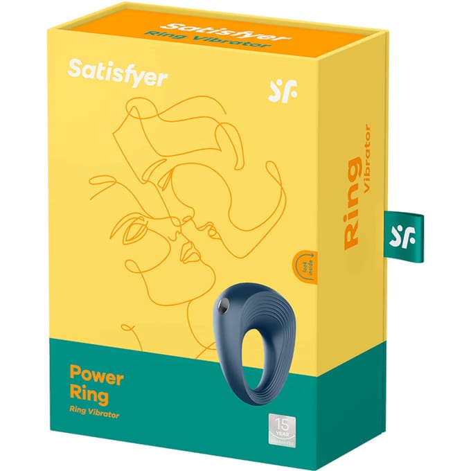 EIS, Satisfyer penisring "Vibro-Ring", oplaadbaar, gemaakt van siliconen, waterdicht