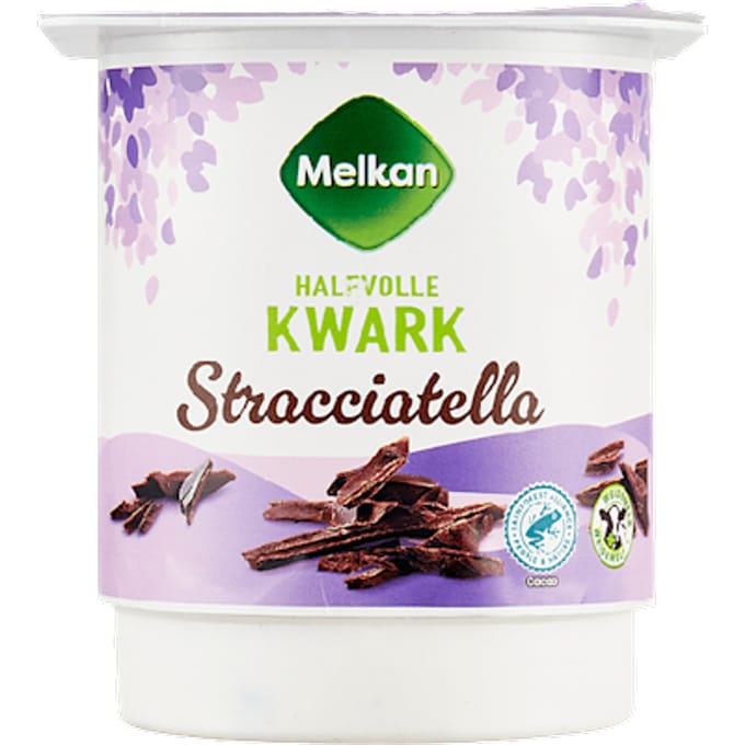 Halfvolle kwark stracciatella