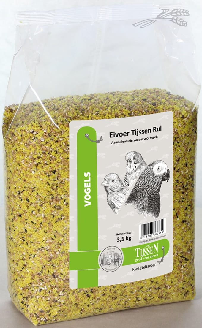 Tijssen Eivoer Rul 3,5 kg - Vogel