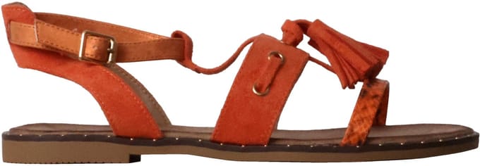 Platte sandalen met bandjes