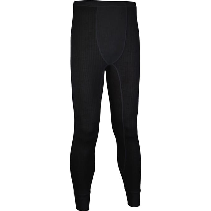 Avento Thermobroek - Mannen - Zwart - Maat L - Elastische taille
