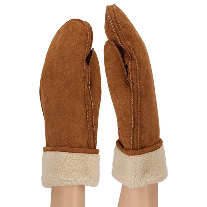 Morethansocks - Dames wanten - Suéde - One size - Wanten dames volwassenen