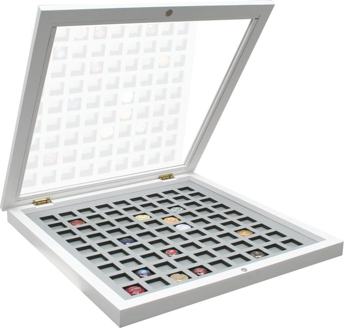 Deknudt Frames verzamelkader S65SZ1 - wit - 144 champagne capsules