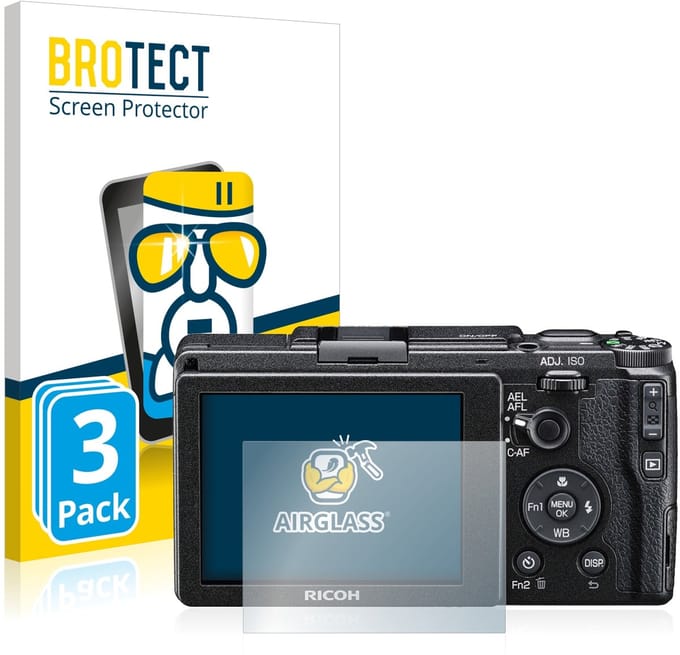 Screenprotector 3 Stuks voor Ricoh GR II 2015 Beschermglas transparant