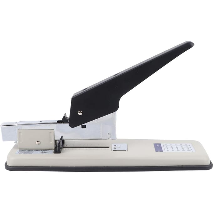 100 vel Heavy Duty Nietmachine Hoge Capaciteit Bespaart Kracht Roestvrij Commerciële Desktop Nietmachine voor black