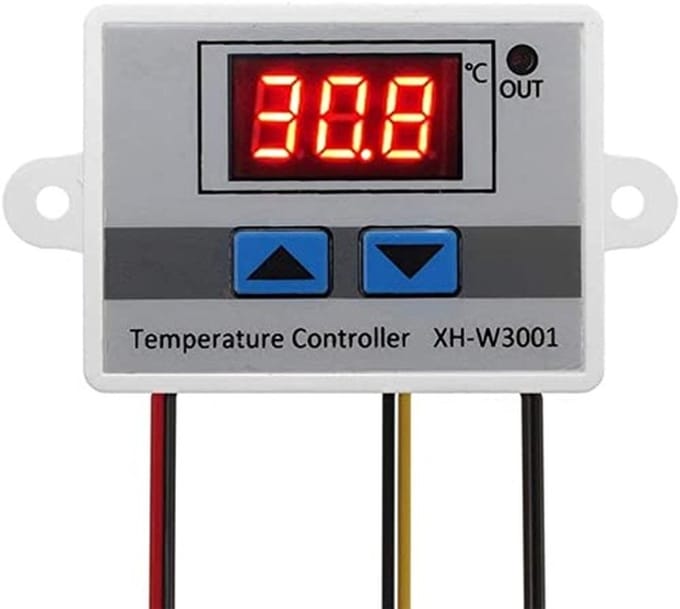 NTH products- Temperatuurcontroller Digitale Weergave - Thermostaat - Temperatuurmeter - Waterdichte Sensor - 110-220V - -50°C tot 110°C