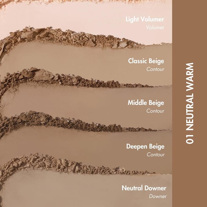 rom&nd Better Than Contour Shading 20.5g – 2 Couleurs 01 Neutral Warm gray