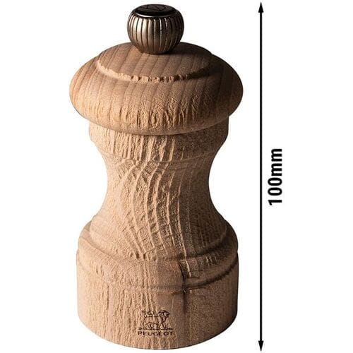(6 stuks) PEUGEOT BISTRO - Pepermolen - Hout - Natuurlijk - Hoogte: 100mm