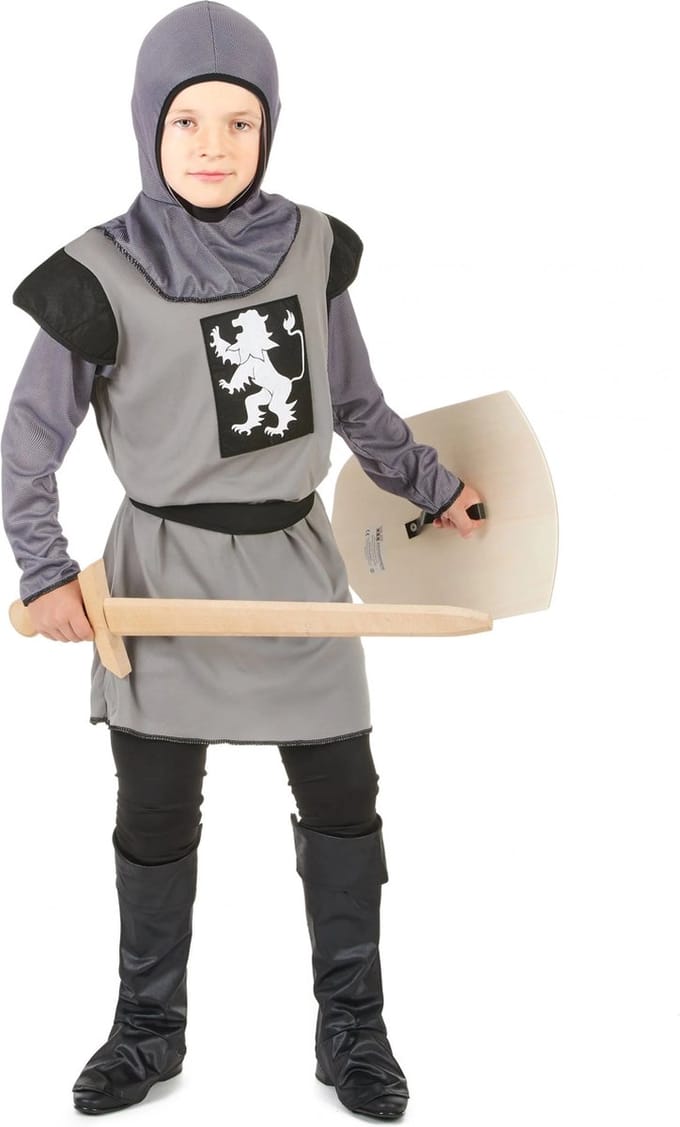 Ridderkostuum voor jongens - Verkleedkleding - Maat 104/116