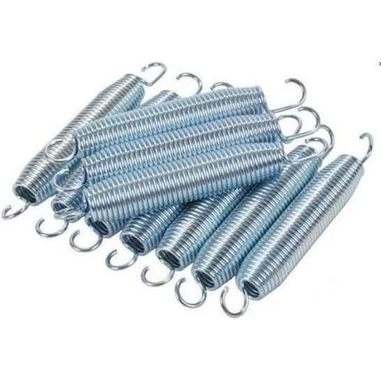 Set springmat en veren voor trampoline - 42 veren - 8 voet - 242 cm tot 252 cm diameter zwart