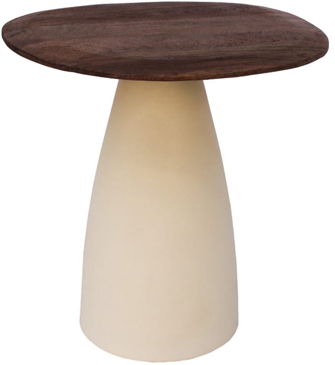 Brix - Salontafel Marron - Beige - Mangohout - 50 cm