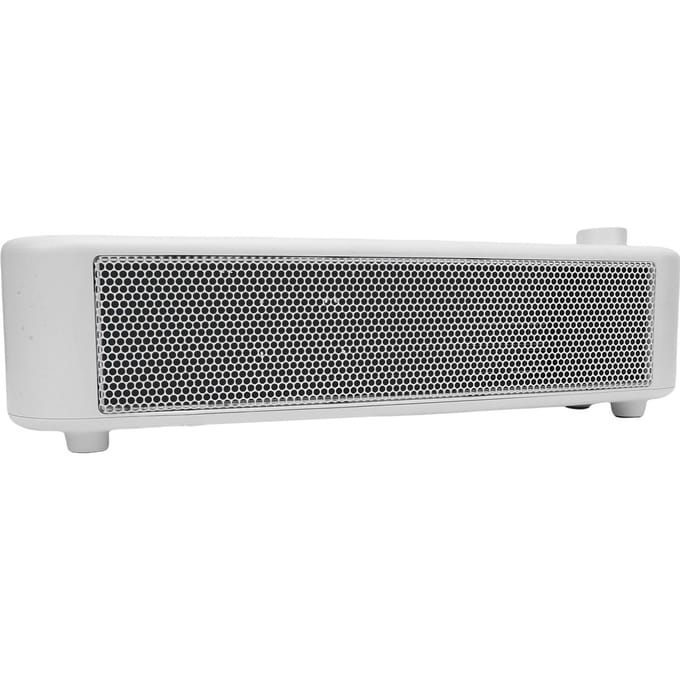 Mini Ruimteverwarming voor Binnengebruik 500W 2 Snelheden PTC Snelle Verwarming Draagbare Bureauverwarming Ventilator voor Slaapkamer Kantoor EU Stekker white