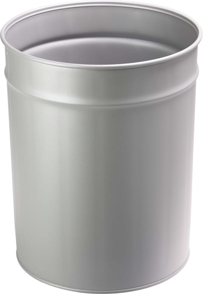 Prullenbak 20 liter - papierbak - metaal