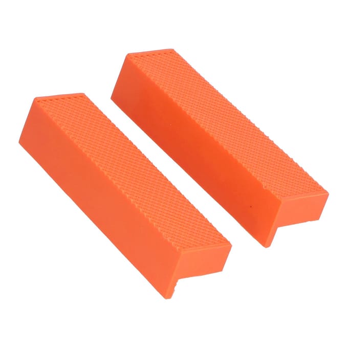 2 Stuks Kaken Beschermhoes ABS Meerdere V-vormige Groeven Magnetische Werkbankklem Kakenbeschermers 6 inch