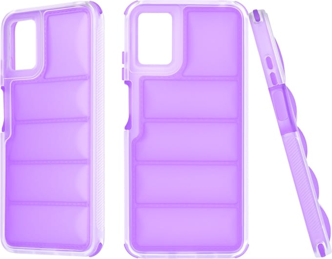 Hoesje geschikt voor Motorola Moto E22i / Moto E22 - Techsuit Wave Shield Shockproof Hard Case Back Cover - Paars