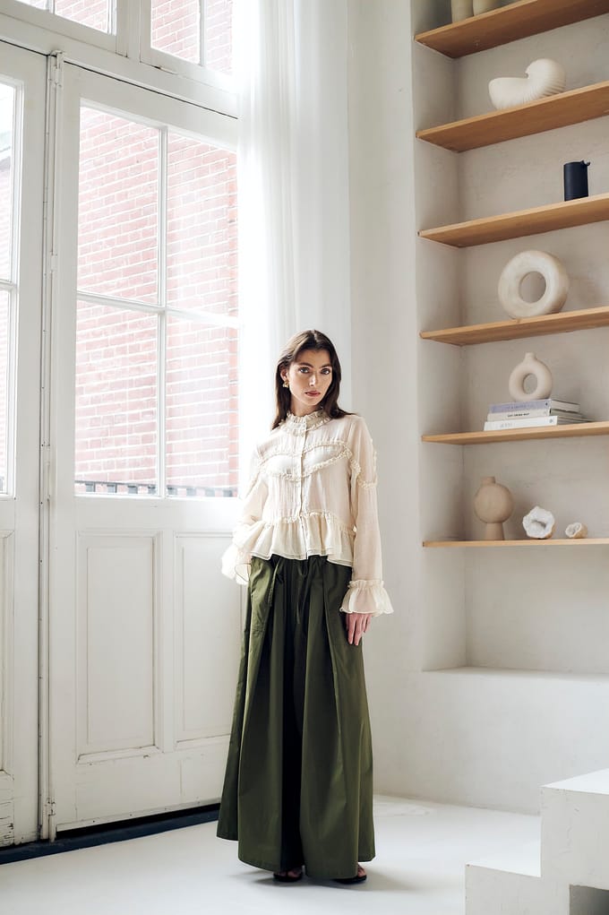 Rapa cotton pants | Army - Army / S