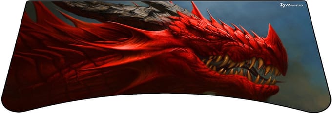 Arozzi Arena Gaming Bureau Vervangende Muismat - 160 cm - Rode Draak