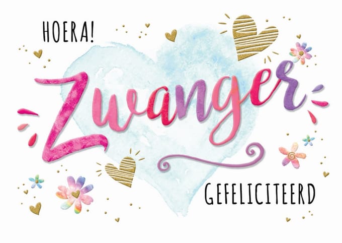 Kaart - Zizi - Zwanger - ZZ05b