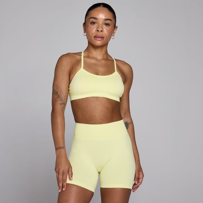MP Women's Lift Seamless Strappy Bra - Lemon - XL