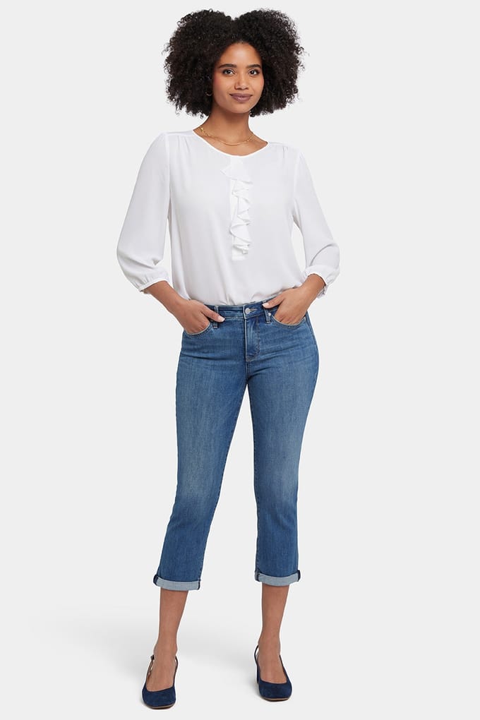 Chloe Skinny Capri Jeans In Cool Embrace® Denim