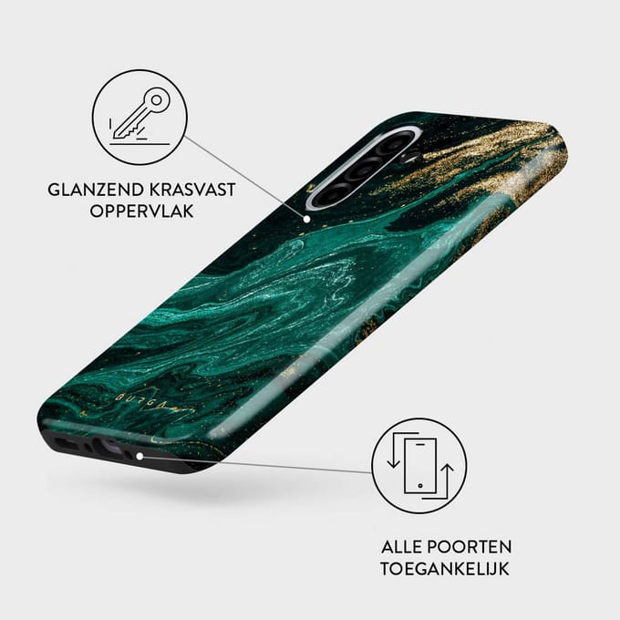 Burga Tough Case geschikt voor Samsung Galaxy A56 - Emerald Pool