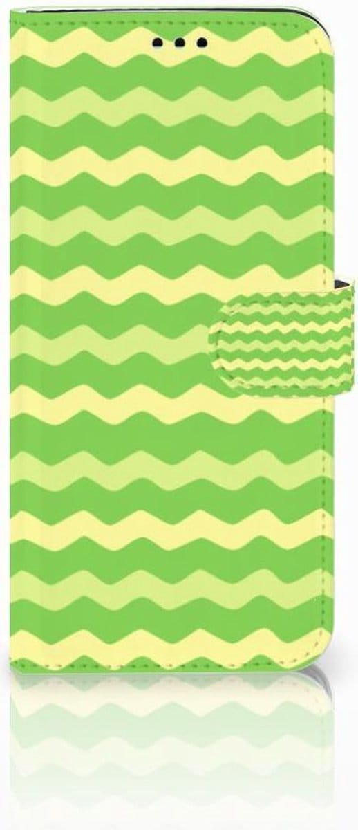 Samsung Galaxy S9 Plus Telefoon Hoesje Waves Green