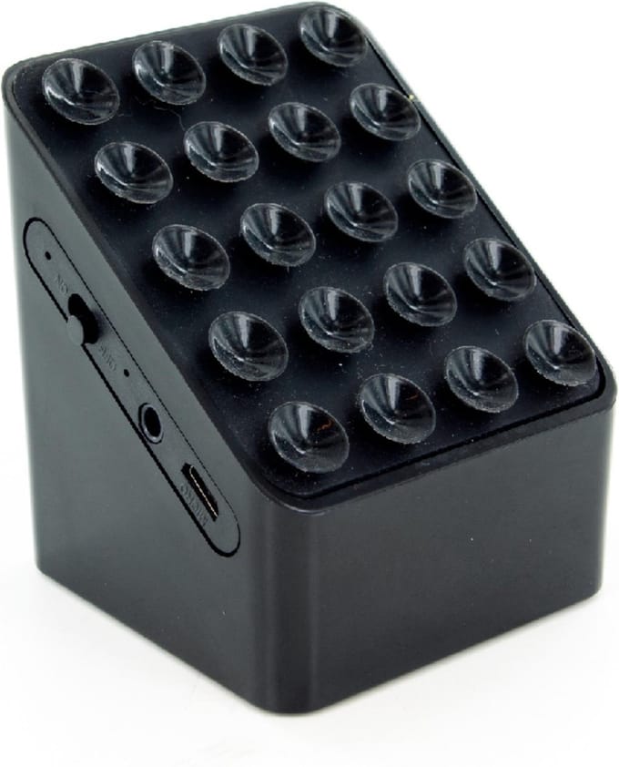 Benson Bluetooth luidspreker met telefoonhouder - 3W - 10m bereik - snelle laadtijd - compact - zwart