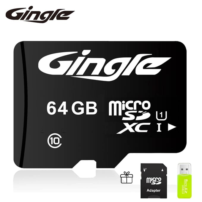 Kingston - Micro SD geheugenkaart - Canvas Select Plus - MicroSDXC - 64GB-  incl. SD-adapter