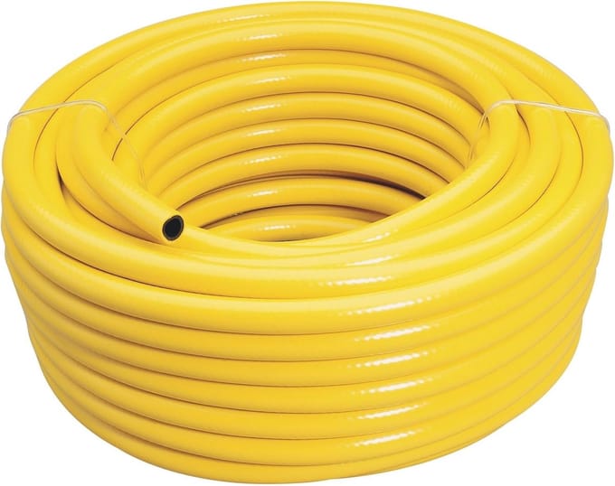 Robuuste tuinslang 30 m - Slangdiameter 12 mm - Geel, PVC, Versterkt