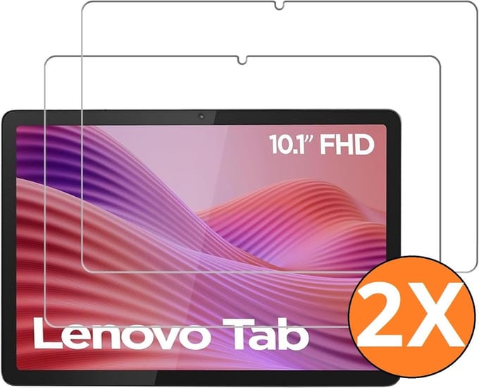 Screenprotector Geschikt voor Lenovo Tab 2025 10.1 inch screenprotector – tempered glass - 2 stuks