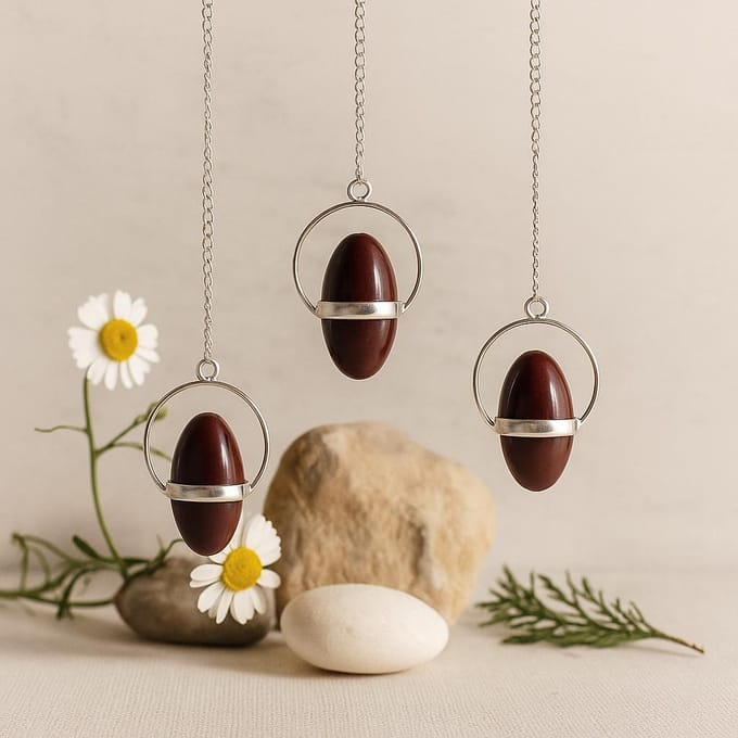 Shiva Lingam met bandpendel