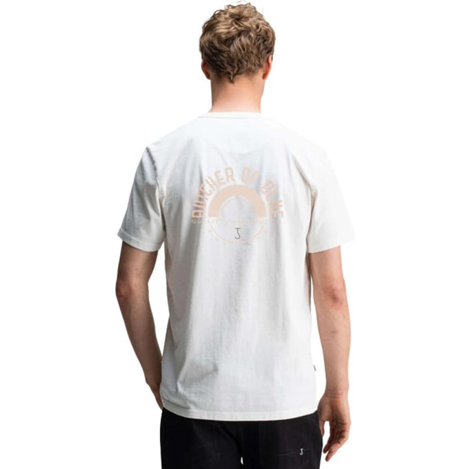 T-shirt Butcher of Blue wit regular fit met opdruk