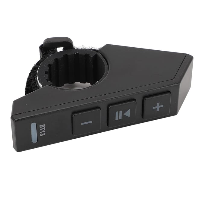 Commande au Volant Réglable Étanche Sans Fil Bluetooth Télécommande au Volant black